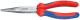 Kliešte pologuľaté Knipex s bočným cvikom - 2612200