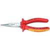 [Kliešte pologuľaté Knipex s bočným cvikom 1000V - 2506160]