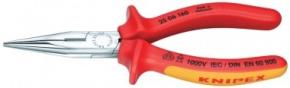 Kliešte pologuľaté Knipex s bočným cvikom 1000V - 2506160