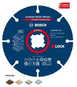 Kotúč rezný 125x22,23 mm EXPERT Bosch Carbide Multi Wheel