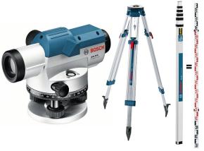 Nivelačný prístroj Bosch GOL 26 D so statívom BT 160 a meracou latou GR 500 - 061599400E