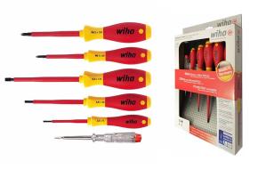 Sada 6D skrutkovačov Wiha 1000V, 320 N SoftFinish