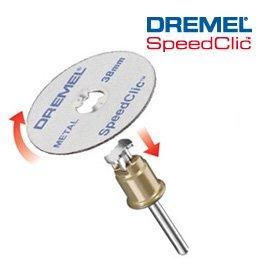 Kotúče na rezanie v kove s rýchloupínaním DREMEL® SpeedClic®, (SC456B)