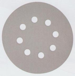 Brúsny papier na suchý zips 125 mm Makita, 8 otvorov 
