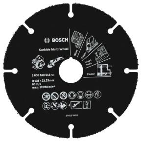 Rezací kotúč Bosch 125mm zo spekaného karbidu Multi Wheel 